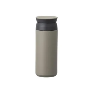 500ml Khaki Travel Tumbler with Double Wall Vacuum Finish for Heat and Cold Insu