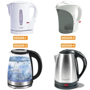 White Travel Kettle Portable Electric 1/1.8L Camping Caravan Kitchen Jug Holiday