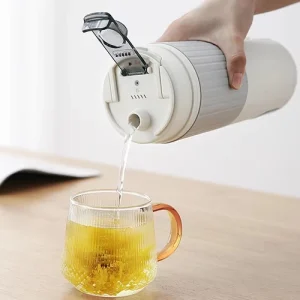 650ml Portable Electric Kettle Travel Cup with LED Display